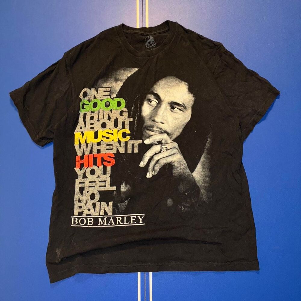 Black Bob Marley graphic tee #reggae #music